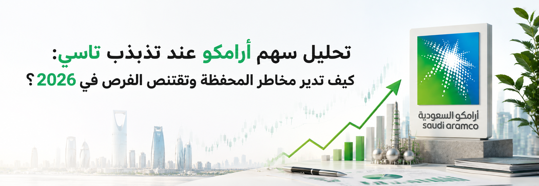 تحليل سهم أرامكو عند تذبذب تاسي: كيف تدير مخاطر المحفظة وتقتنص الفرص في 2026؟