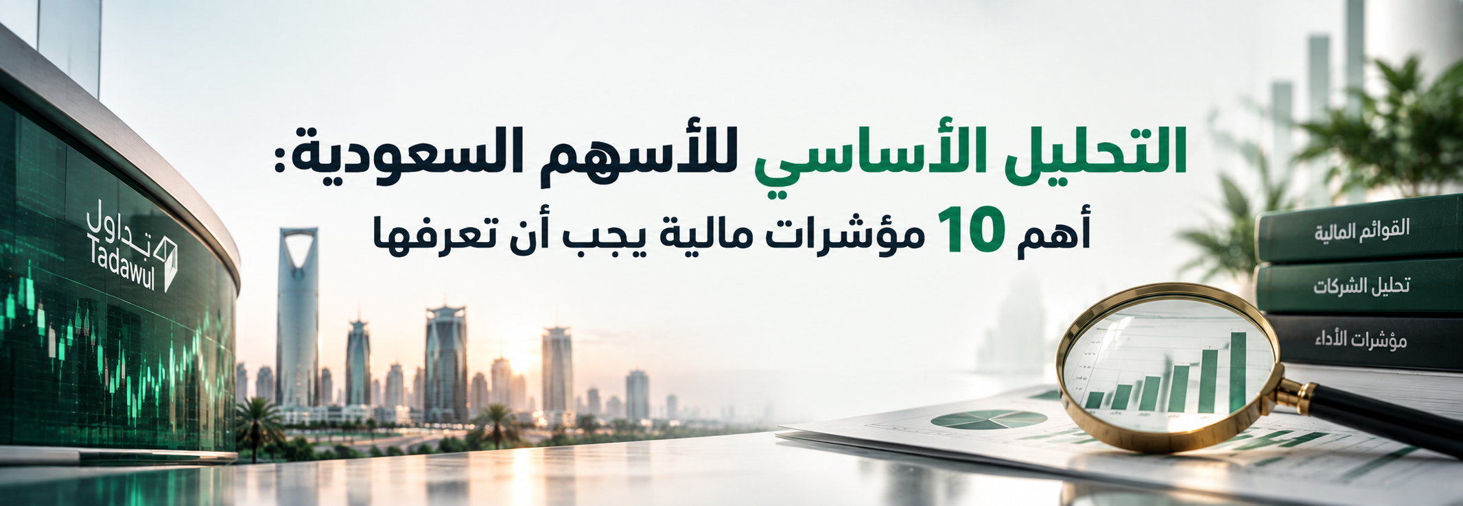 التحليل الأساسي للأسهم السعودية: أهم 10 مؤشرات مالية يجب أن تعرفها